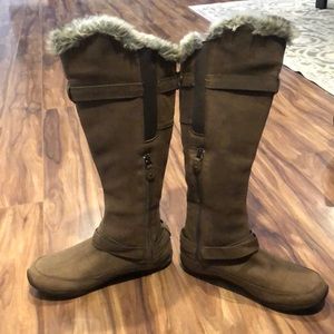 Tall cozy boots